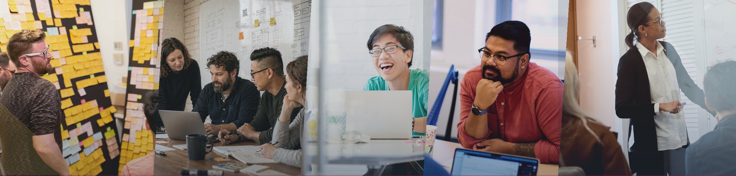 Made In Tandem teams collaborating in product strategy, engineering review, and client planning sessions