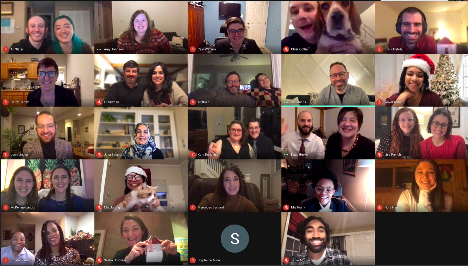 The Made In Tandem team gathered together at a team retreat